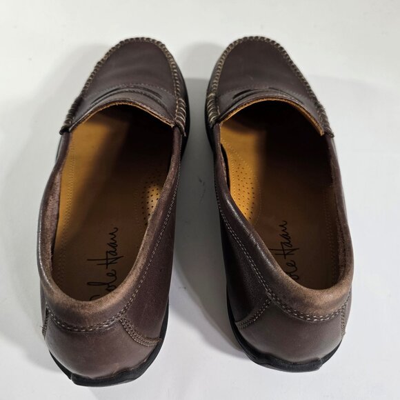 Cole Haan French Cup Penny Loafers Mens Size 9 Brown Leather Driving Moccasin